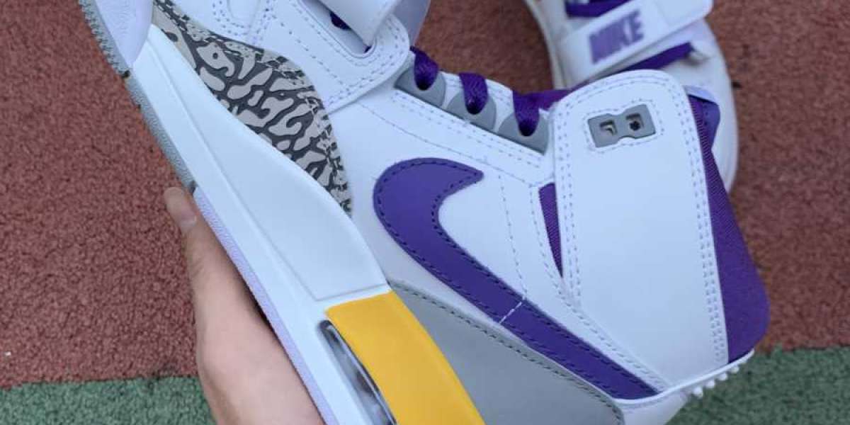 Where To Buy High Quality Air Jordan Legacy 312 'Lakers'  Basketball Sneakers