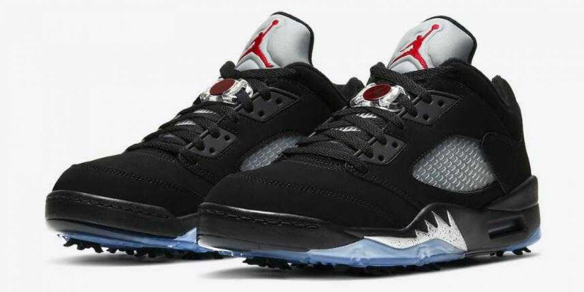 Hot Air Jordan 5 Low Golf “Black Metallic” To Release Soon