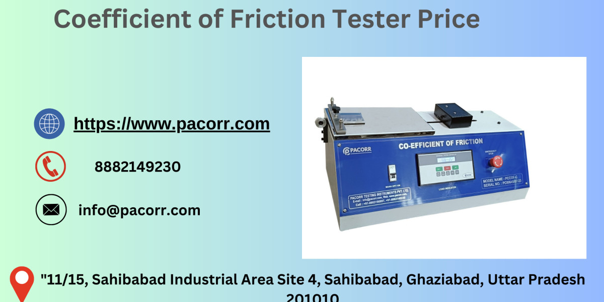 "Boosting Quality Assurance with Our Advanced Coefficient of Friction Tester: Everything You Need to Know"